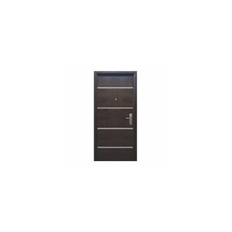 Puerta seguridad Firenze nogal izquierda 96 x 213 cm