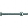 Tornillos máquina cabeza phillips con tuercas 8-32 x 2-1/2 5PZ