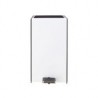 Bote de basura cn pedal de cubo blanco 7 L