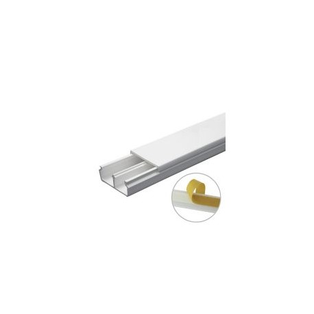 Canal TMK1 735 blanco c/cinta adhesiva