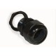 Conector glándula nylon negro cuerda 3/8"