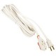 Extensión blanca 16 AWG 4m