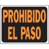 Senal Jumbo Prohibido el Paso