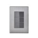 Placa Inox Con 3 Apagadores