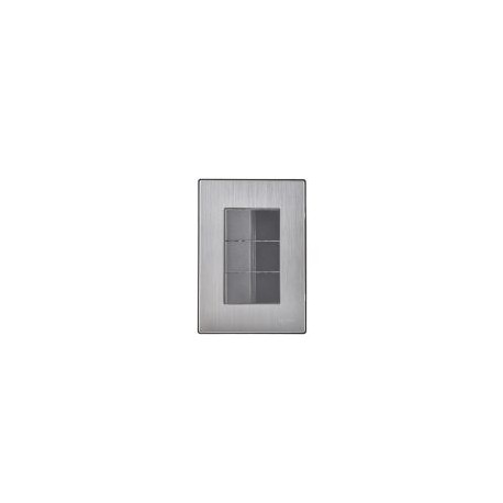 Placa Inox Con 3 Apagadores