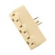 Multicontacto 3 salidas 2P 3H 15A 125 V marfil