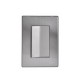 Placa Inox 1 Apagador  Escalera De 3 Mod