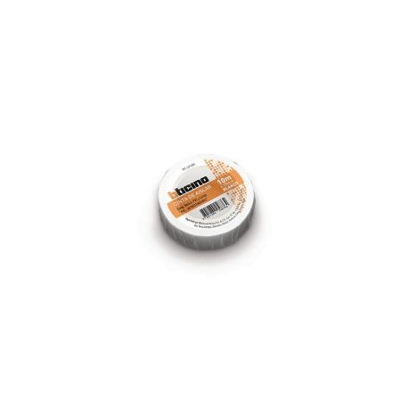 Cinta aislante color blanco 19mmx10m