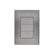 Placa Inox Ciega