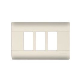 Placa c/chasís resina marfil