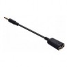 Adaptador  pulgadasY pulgadas para dos audífonos