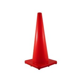 Cono vallen para control vehicular de pvc naranja de 28 in (71.12 cm)