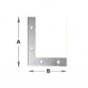 Refuerzo de unión "I" 3 x 1/2 galvanizado