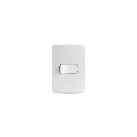 1 Interruptor sencillo 10A 127V~ , producto armado (incluye placa). Color Blanco