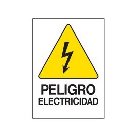 Senal Peligro Electricidad 25x36