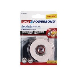 Cinta doble cara Ultra Strong 19 mm x 1.5 m