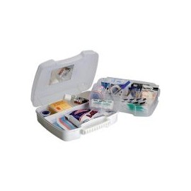 Botiquín kit de curación c/charola y espejo blanco 24 x 26.5 x 8 cm