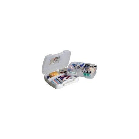 Botiquín kit de curación c/charola y espejo blanco 24 x 26.5 x 8 cm