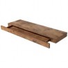 Repisa  con cajon 25x80x5