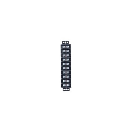 Tablilla terminal de 10 circuitos 30A 600V p/cable de 22 a 10 AWG