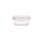 Contenedor vidrio clip cuadrado 700ml