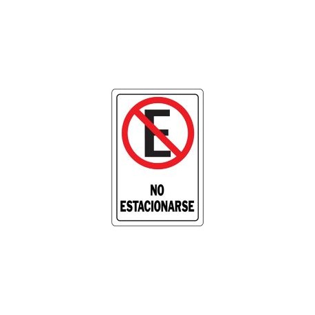 Senal No Estacionarse