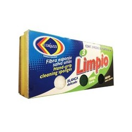 Fibra esponja salvauñas