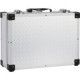 Caja portaobjetos con cubierta de aluminio