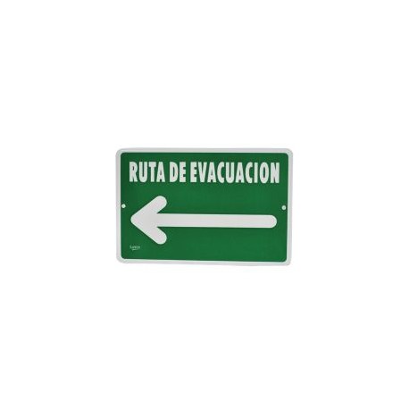 Señal "flecha derecha izquierda" placa rígida autoadherible 22.8 x 15. 2 cm