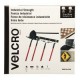 Velcro sujetadores con adhesivo de alta resistencia, cinta, 15m x 25mm, negro