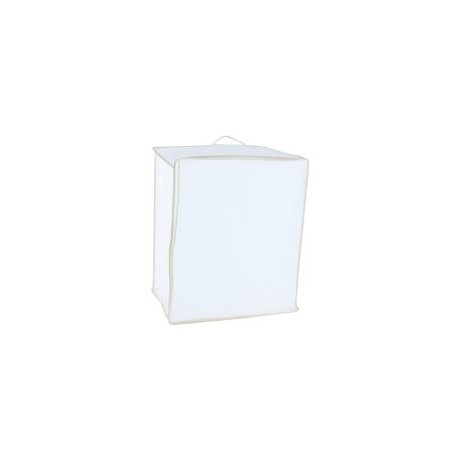 Caja tela blanca con ventilador 50 x 60 x 35 cm