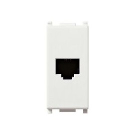 Toma telefónica RJ11 blanco