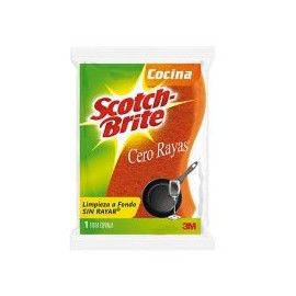 Fibra esponja cero rayas grande