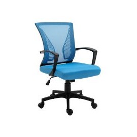 Silla Pc Malla Rio Azul