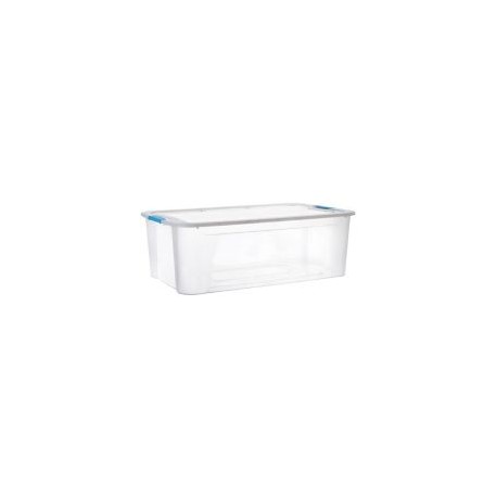 Caja bajo cama 30 lts traslucida