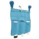 Organizador para ducha con ventosa azul