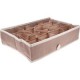 Caja organizadora de tela 16 espacios 35 x 27  x 9 cm