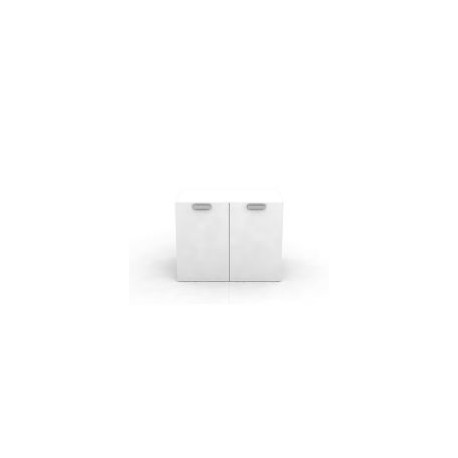 Gabinete 2 puertas verticales blanco frosty