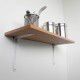 Soporte en escuadra blanco 30 x 35 cm