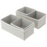 Set de 4 organizadores de tela