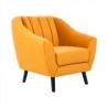 Sillón terciopelo mostaza