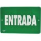 Señal "entrada" placa rígida autoadherible 22.8 x 15. 2 cm