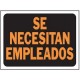 Senal Se Necesitan empleados