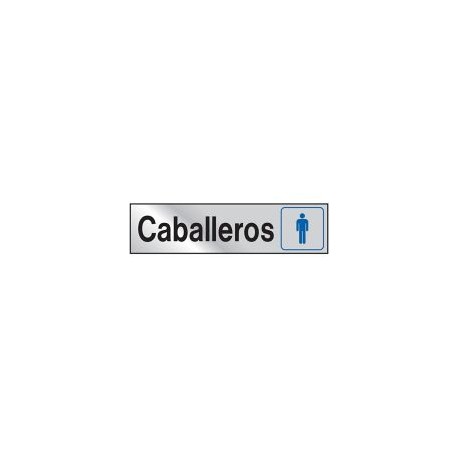 Senal Aluminio Caballeros