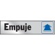 Senal Aluminio Empuje