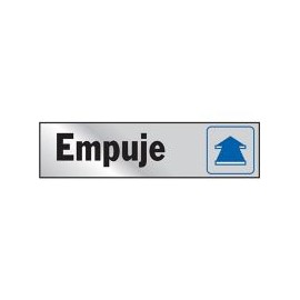 Senal Aluminio Empuje