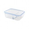 Contenedor vidrio 2 divisiones rectangular 1.52 Lt