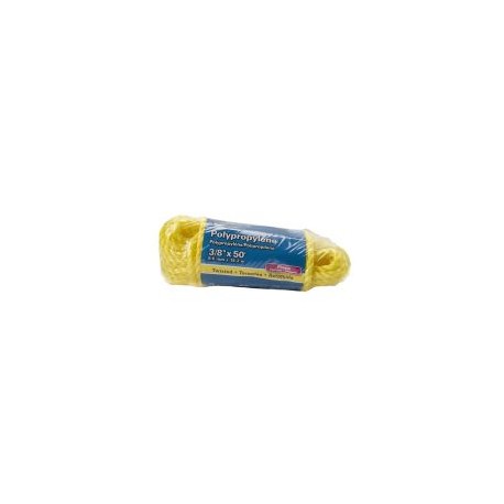 Cuerda de polipropileno 3/8" x 15 m amarilla
