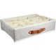Caja organizadora tela  16 espacios 35 x 27  x 9 cm