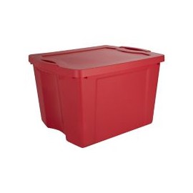 Caja organizadora 75lts rojo